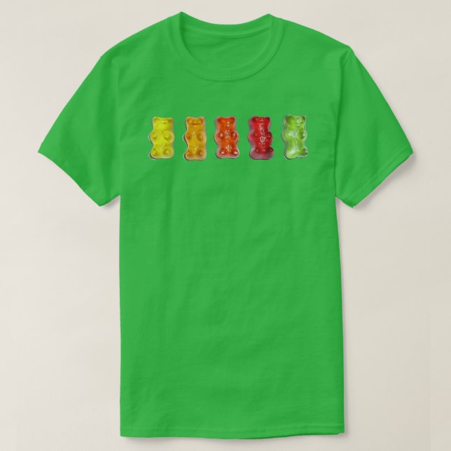 Gummy Bear Candy  T Shirt (Design framsida)