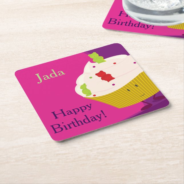 Gummy Bear Cuptårta | UNDERLÄGG (Vinklad)