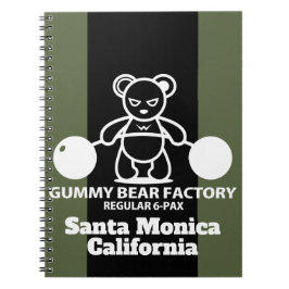 Gummy Bear Factory Gym/Fitness Anteckningsbok