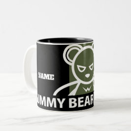 Gummy Bear Factory Gym/Fitness Två-Tonad Mugg