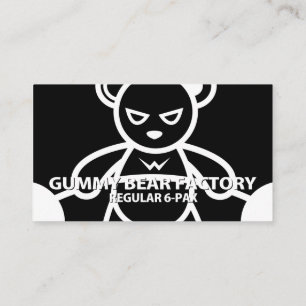 Gummy Bear Factory/gym/fitness Visitkort