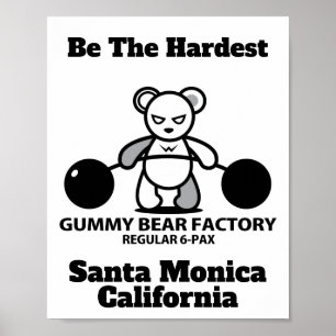 Gummy Bear Factory Kampanj Poster