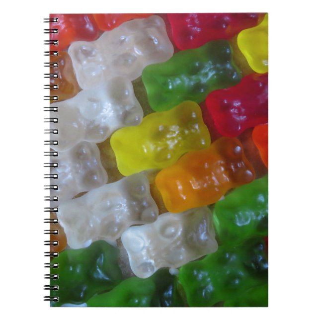 Gummy Bear Mönster Anteckningsbok (Framsidan)