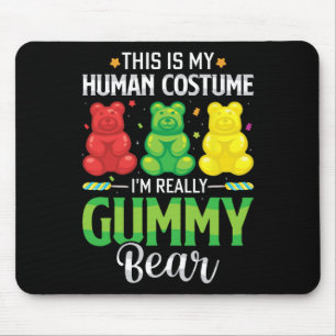 Gummy Bear My Human Costume Funny Candy Halloween Musmatta