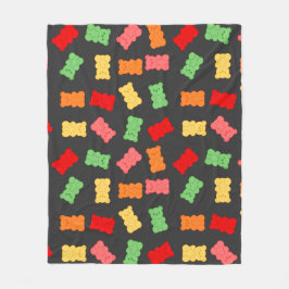 Gummy Bear Pattern Fleecefilt