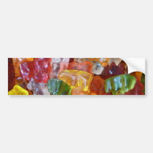 Gummy Bears Background Bildekal
