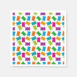 Gummy Bears Mönster Pappersservett