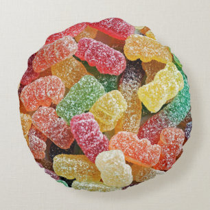 Gummy Bears Rund Kudde