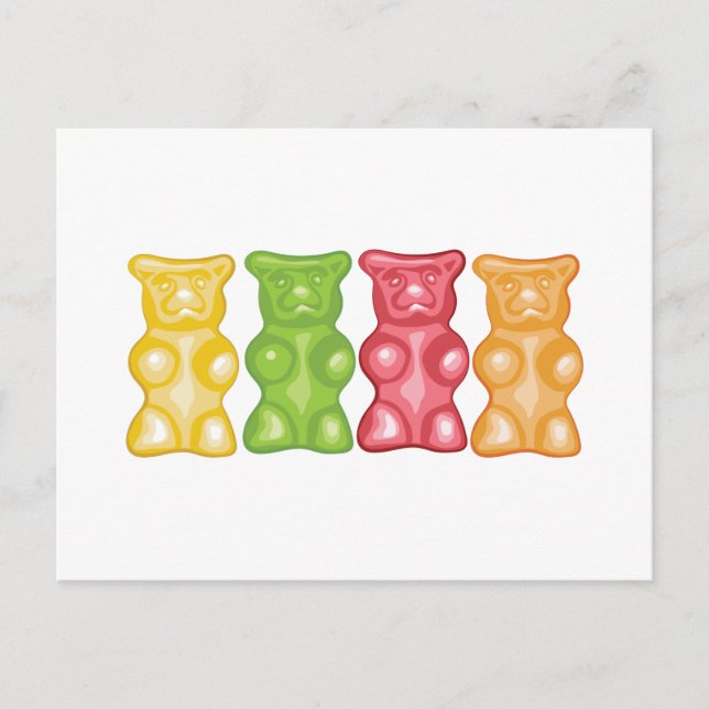 Gummy Bears Vykort (Framsida)