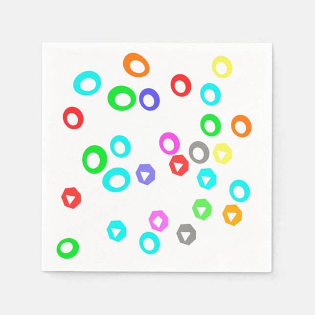 Gummy candies pappersservett (Framsidan)