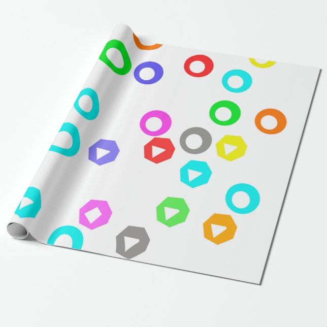 Gummy candies presentpapper (Utrullad)