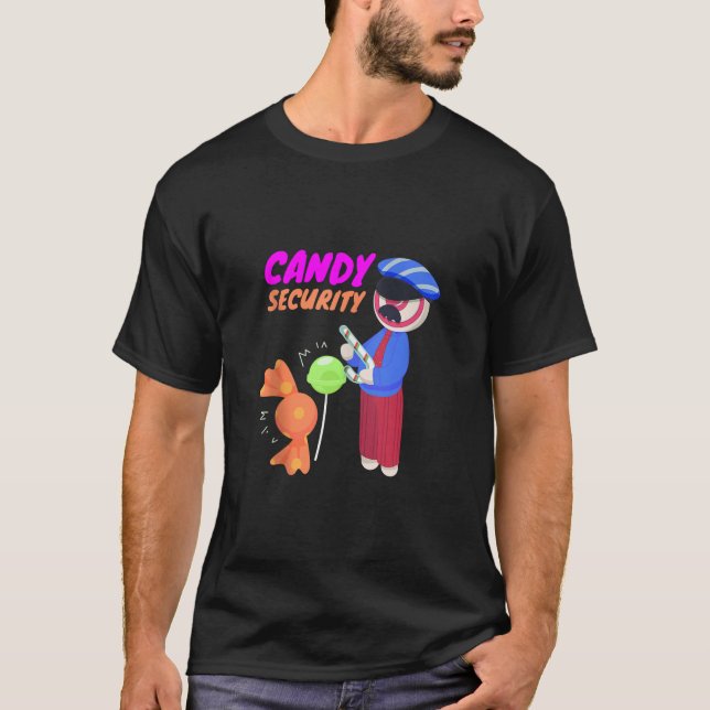 Gummy Candy I Candy Security I Candy Cane Candy Sw T Shirt (Framsida)