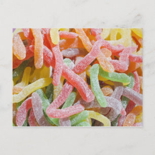 Gummy Candy Postcard Vykort