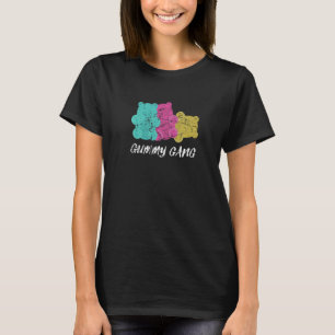 Gummy Gang Coola Fruktig Bear Sweet Candy Grunge C T Shirt