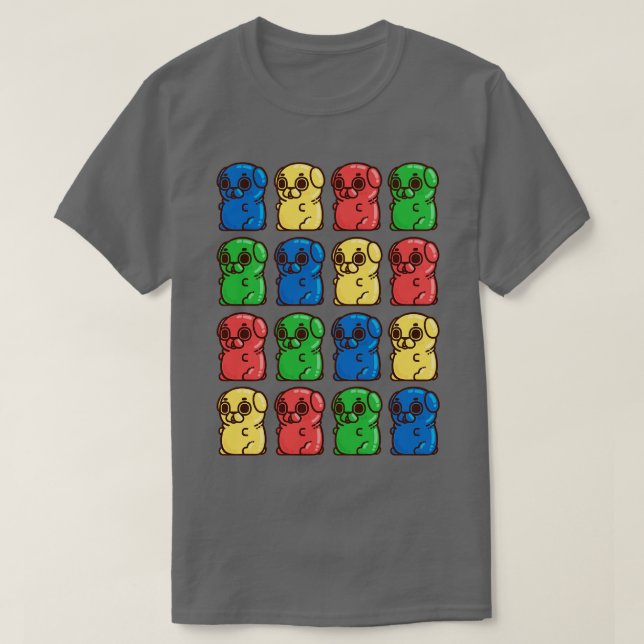 Gummy Puglie T Shirt (Design framsida)