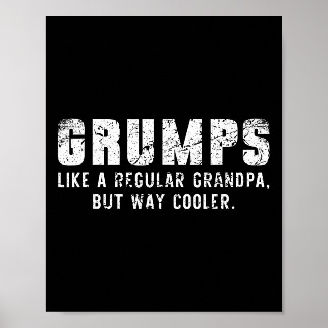 Gumpar som en morfar, men som kylare, bara mycket  poster (Framsidan)