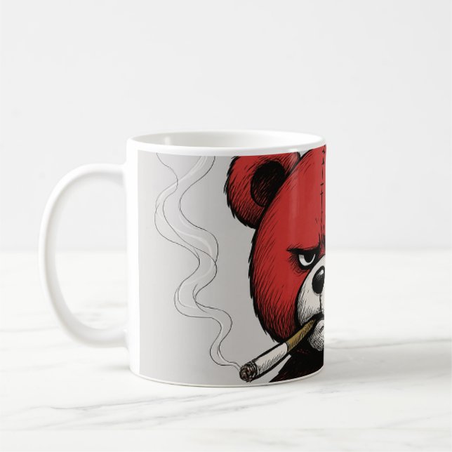 "Gumpy Bear of Fortune" Kaffemugg (Vänster)