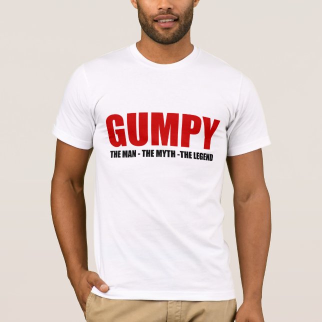 Gumpy manen mythen legenden tee (Framsida)