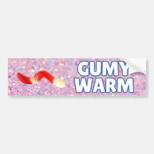 Gumy Warm Gummy Mask Bumper Sticker Bildekal