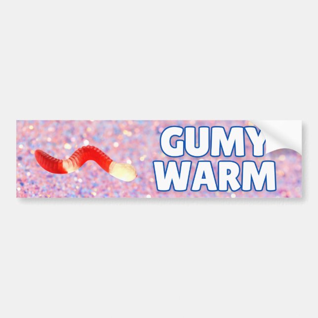 Gumy Warm Gummy Mask Bumper Sticker Bildekal (Framsidan)