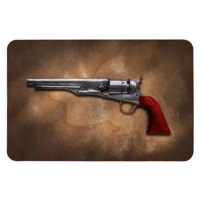 Gun - 1860-arméns revolutionsmodell magnet (Horisontell)