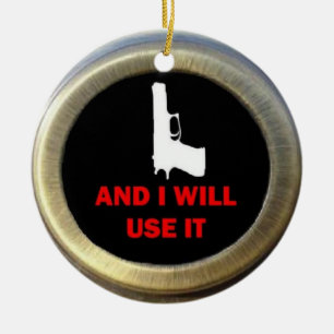 Gun Advocate Julgransprydnad Keramik