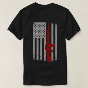 Gun Älskare American Flagga Pride presenterar Man T Shirt