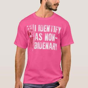 Gun American Flagga I identifierar sig som icke-bi T Shirt