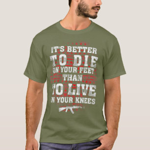 Gun Control är bättre på att dö på din föda T Shirt