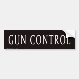 Gun Control Bumper-etikett Bildekal