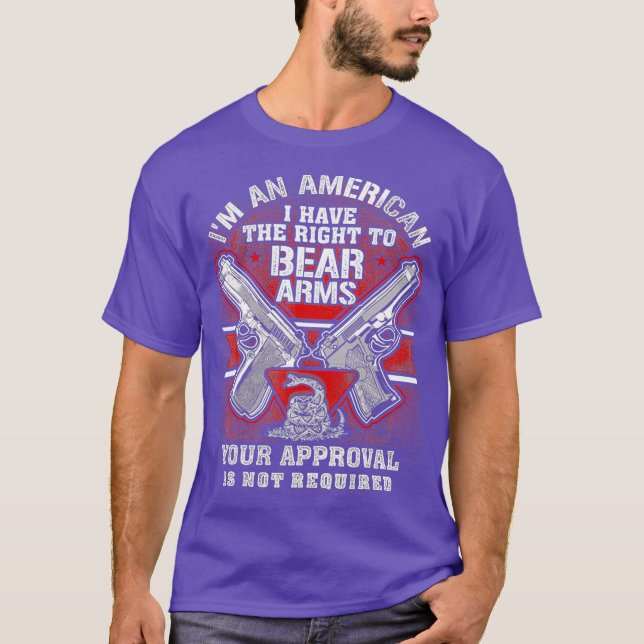 Gun Control Höger att bära Arm Tee for Gun Control (Framsida)