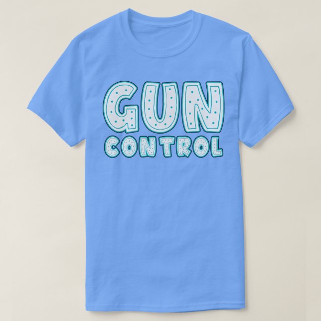 Gun Control Neon-signering T Shirt (Design framsida)