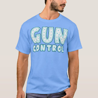 Gun Control Neon-signering T Shirt