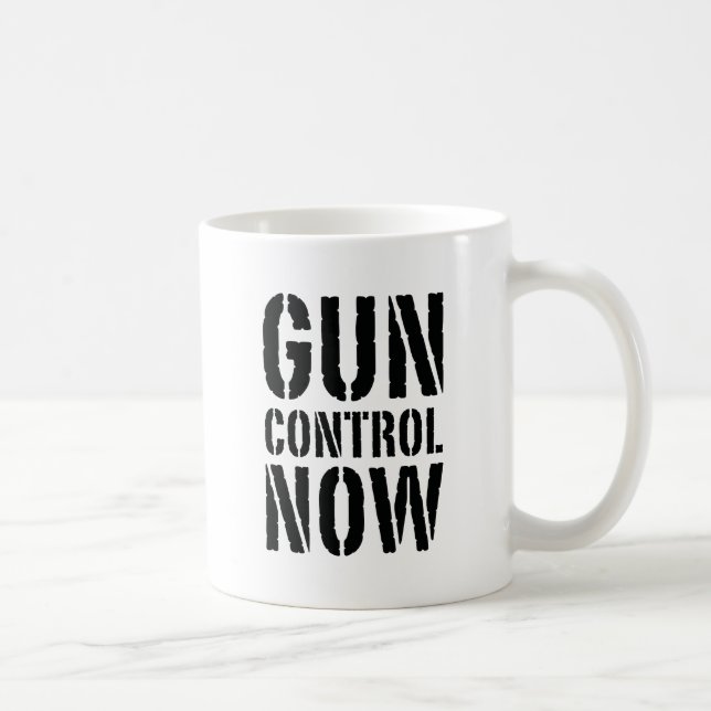 Gun Control Now Kaffemugg (Höger)
