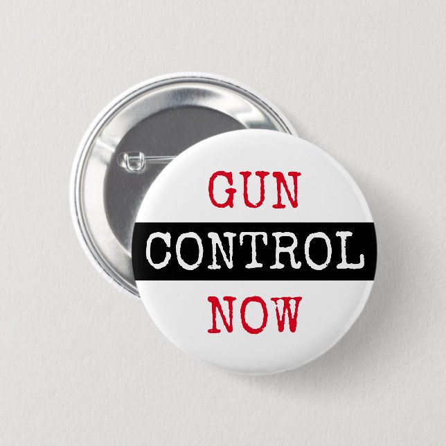Gun Control Now Knapp (Framsida & baksida)