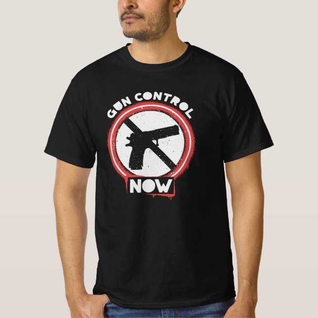 Gun Control Now T Shirt (Framsida)