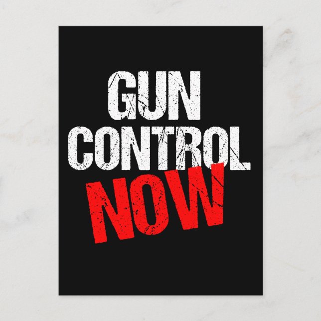 Gun Control Now Vykort (Framsida)