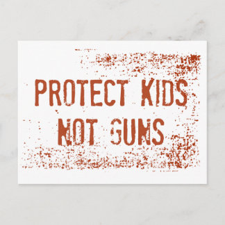 Gun Control Protest-vykort | Skydda barn Vykort