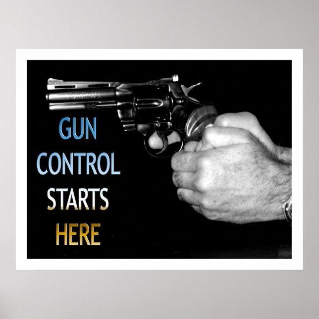 Gun Control startar här Poster (Framsidan)