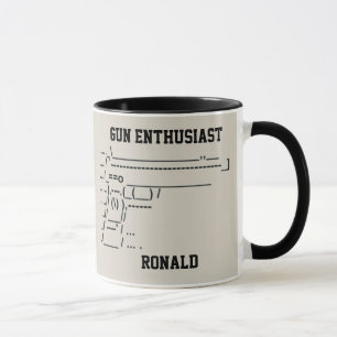 Gun Enthusiast Symobol Mugg