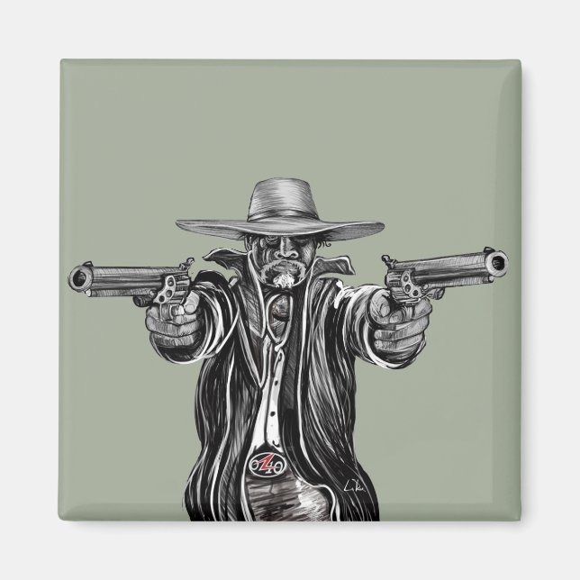 Gun Fighter Magnet (Framsidan)