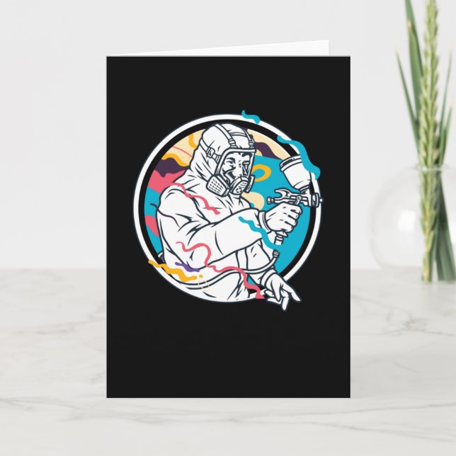 Gun för färgtonsdelning för målarfärg kort (Framsida)