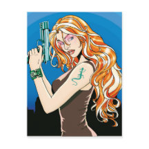 Gun Girl Orange