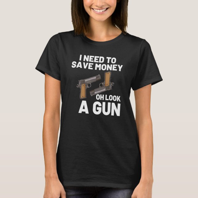 Gun Högers Gun 2:a ändringen T Shirt (Framsida)