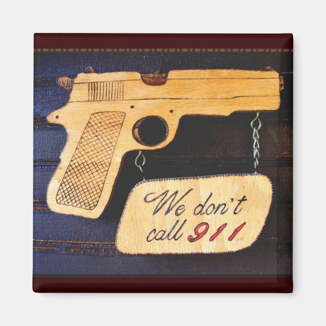 Gun Humor Magnet (Framsidan)