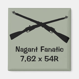 Gun-kabinettmagnet för Nagant-insamlare! Magnet