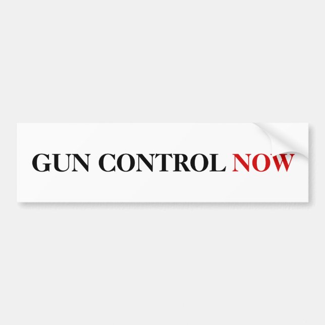 Gun-kontroll nu bildekal (Framsidan)