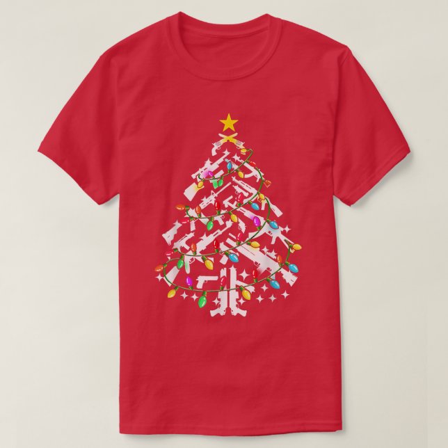 Gun & Light julgran T Shirt (Design framsida)