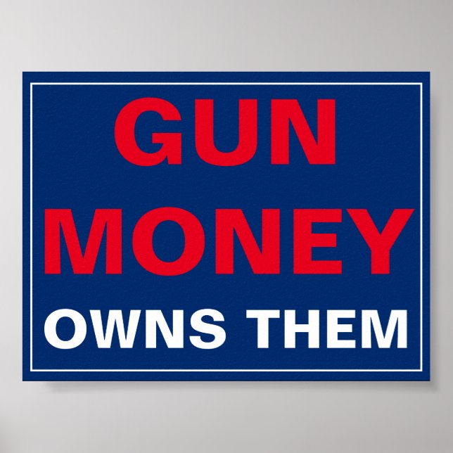 Gun Money äger dem Poster (Framsidan)