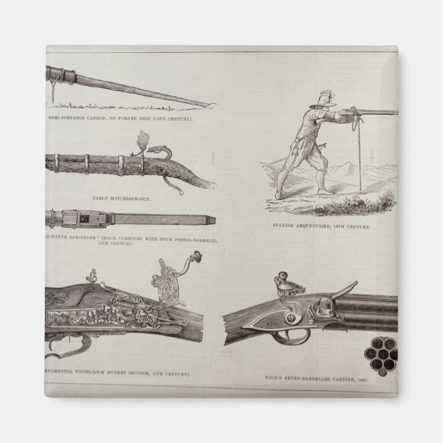 Gun och dess utveckling magnet (Framsidan)